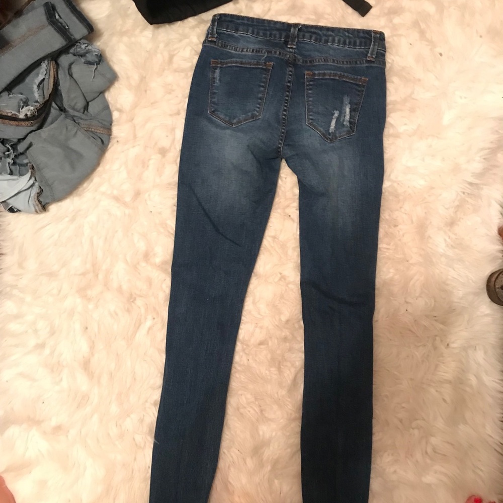Papaya ripped jeans